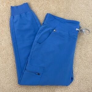 Figs Blue Scrubs Blue Zamora Joggers (Size: MP)